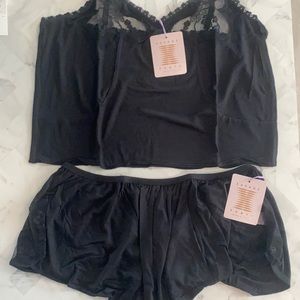 Savage X Fenty Lace Tank Top and Short Set NWT